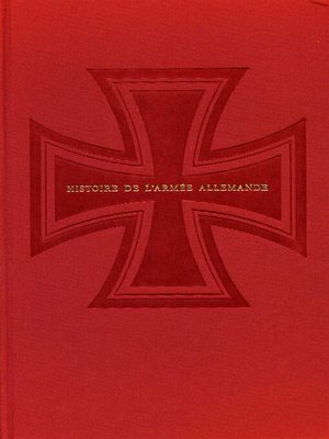 cover image of Histoire de l'armée allemande--tome 1